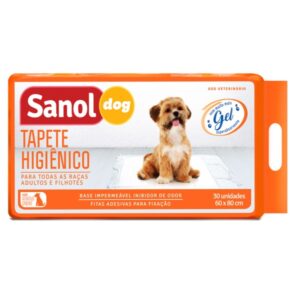 Tapete Higiênico Sanol Dog P/ Cães Com Atrativo Canino 30un