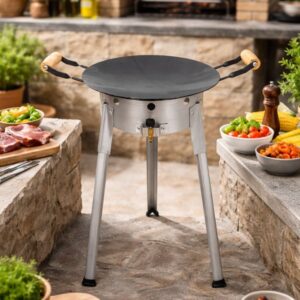 Fogão Fritador Alta Pressão Camping Pesca À Gás Com Disco de Arado Incluso