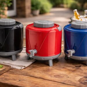 Botijão Galão Garrafa Térmica 5 Litros com Torneira e Pé