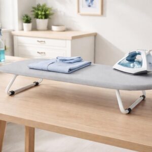 Mesa Tabua de Passar Roupa Pequena Extra Forte + Porta Ferro