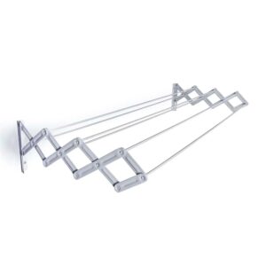 Varal Sanfonado Aço 1,00m Branco - MOR