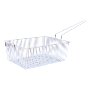 Cesto Peneira P/ Fritadeira Retangular 24,5x18,5x9cm